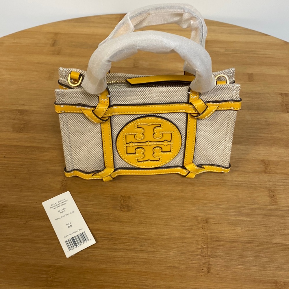 Ella Canvas Quadrant Tote Bag